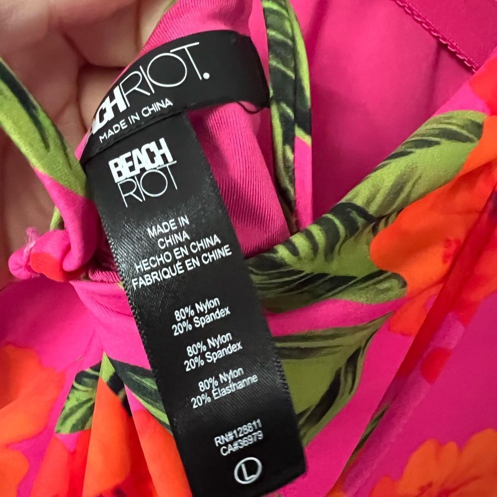 Beach Riot Pink Floral One-Piece Swimsuit - Picture 4 of 5